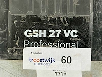 2021 bosch gsh 27 vc breekhamer 30kg hex-28 - afbeelding 3 van  5