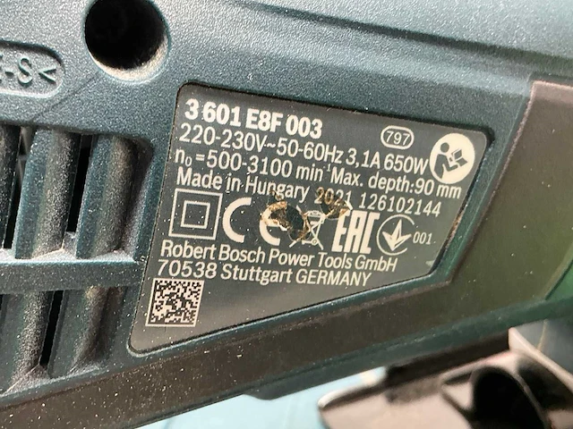 2021 bosch gst 90 be decoupeerzaagmachine - afbeelding 6 van  7
