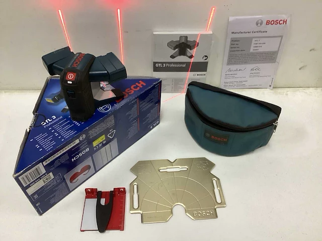 2021 bosch gtl 3 bouwlaser - afbeelding 2 van  3