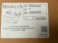 2021 brv modvlvs 20 kw platen warmtewisselaar (2x) - afbeelding 5 van  5