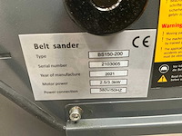 2021 bs150-200 bandslijpmachine - afbeelding 4 van  9
