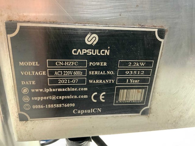 2021 capsulcn cn-hzfc vulinstallatie - afbeelding 3 van  12
