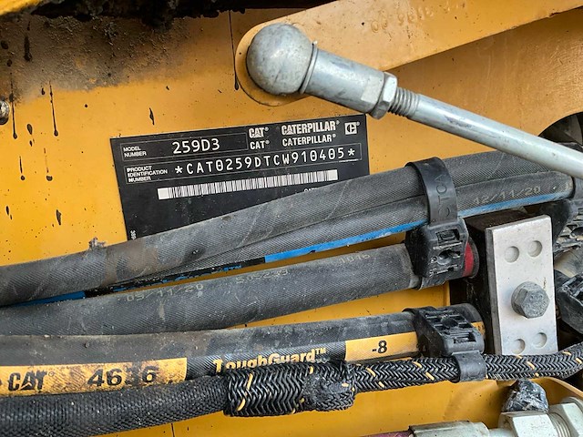 2021 caterpillar 259d3 schranklader / skidsteer - afbeelding 31 van  32
