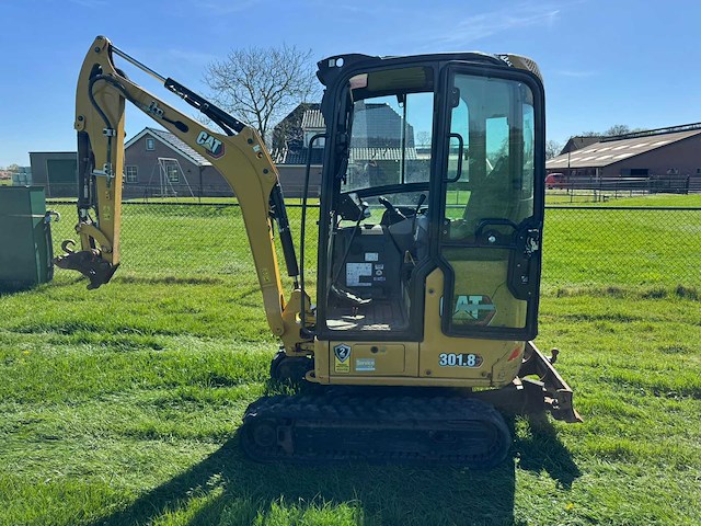 2021 caterpillar 301.8 minigraafmachine - afbeelding 11 van  17