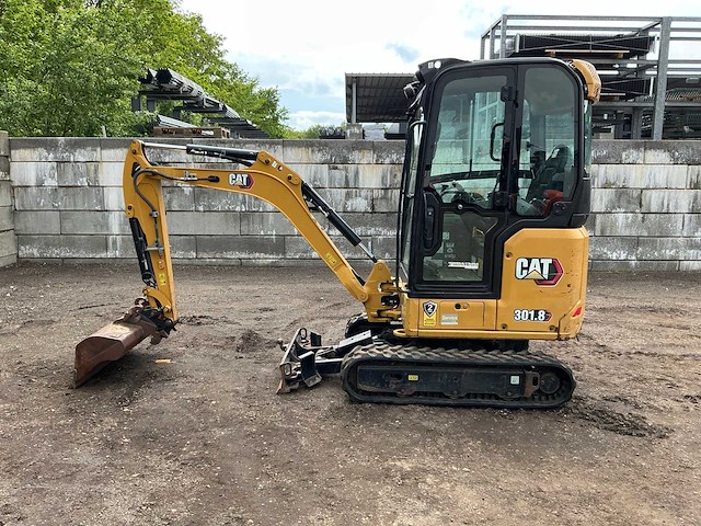 2021 caterpillar 301.8 minigraafmachine - afbeelding 12 van  46