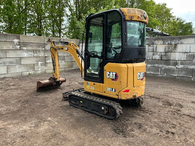 2021 caterpillar 301.8 minigraafmachine - afbeelding 15 van  37