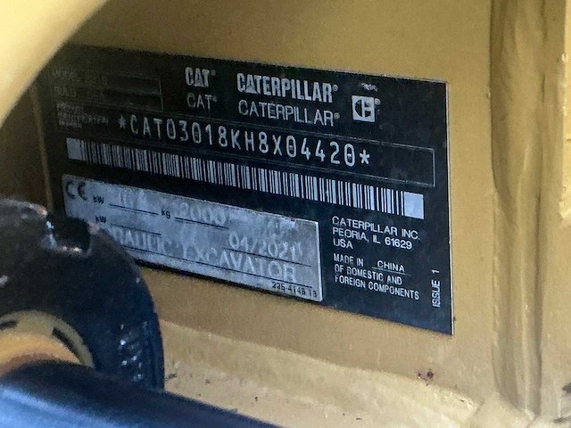 2021 caterpillar 301.8ng minigraafmachine - afbeelding 25 van  31