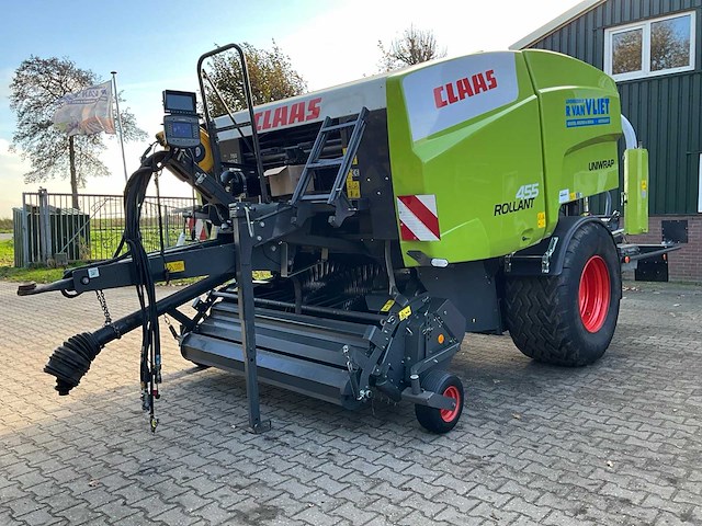 2021 claas rollant 455 rc uniwrap ronde balenpers - afbeelding 1 van  41
