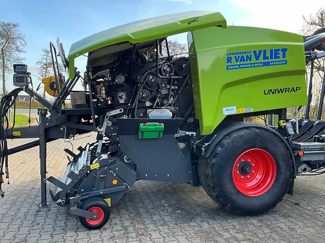 2021 claas rollant 455 rc uniwrap ronde balenpers - afbeelding 13 van  41