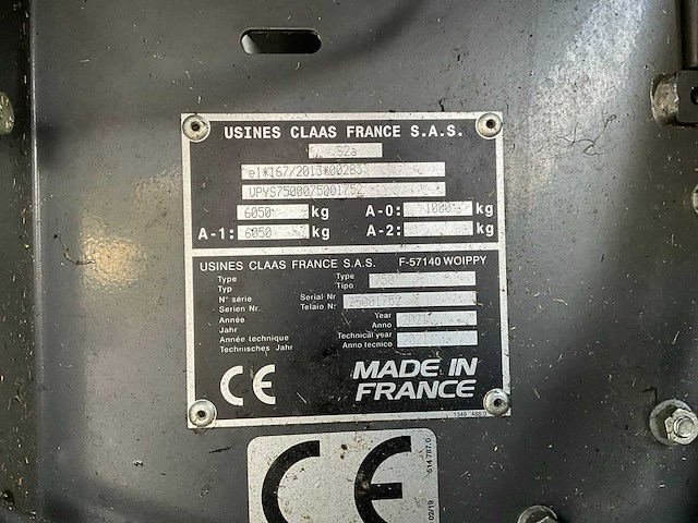 2021 claas rollant 455 rc uniwrap ronde balenpers - afbeelding 16 van  41