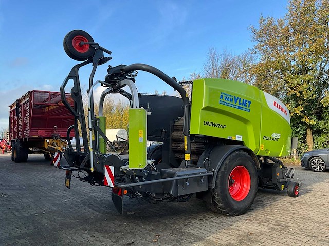 2021 claas rollant 455 rc uniwrap ronde balenpers - afbeelding 23 van  41