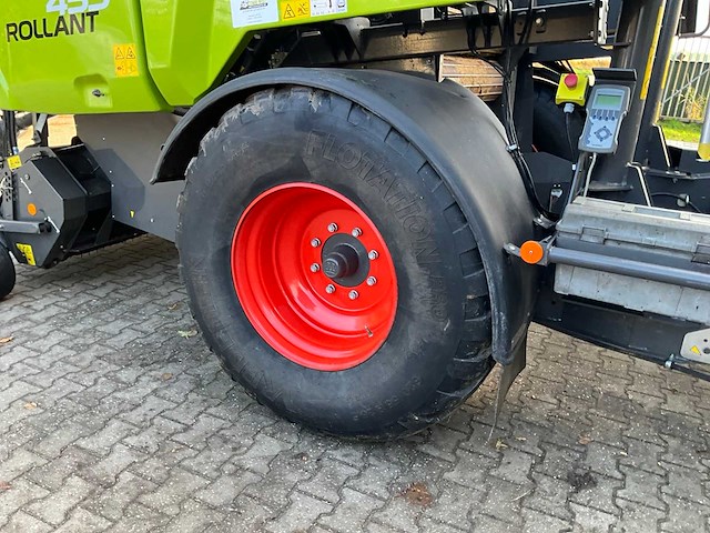 2021 claas rollant 455 rc uniwrap ronde balenpers - afbeelding 39 van  41