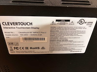 2021 clevertouch impact plus 2 interactive touchscreen 65” - afbeelding 2 van  2