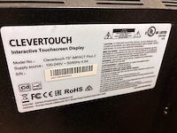 2021 clevertouch impact plus 2 interactive touchscreen 75” - afbeelding 4 van  5