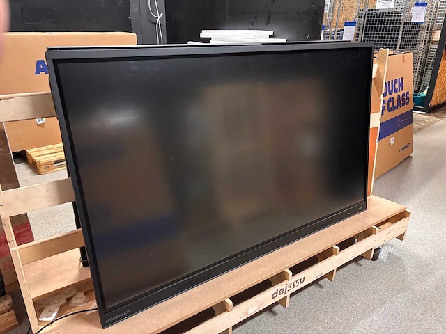 2021 clevertouch impact plus 2 interactive touchscreen 75” - afbeelding 1 van  1