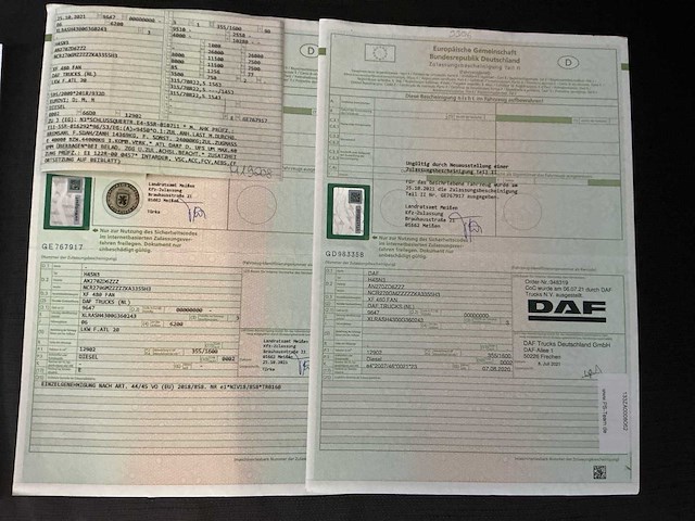 2021 daf xf480 vrachtwagen met bdf systeem - afbeelding 61 van  62