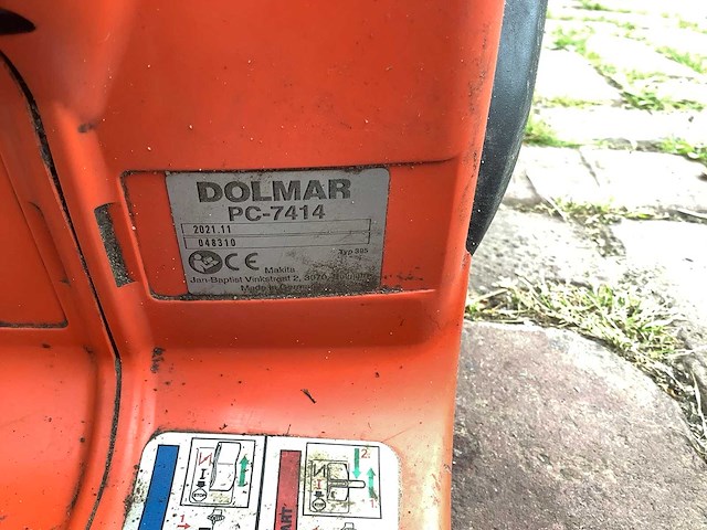 2021 dolmar pc-7414 betonzaag - afbeelding 5 van  6