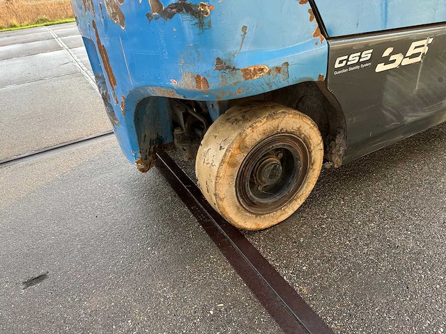 2021 doosan b35x-7 vorkheftruck - afbeelding 10 van  12