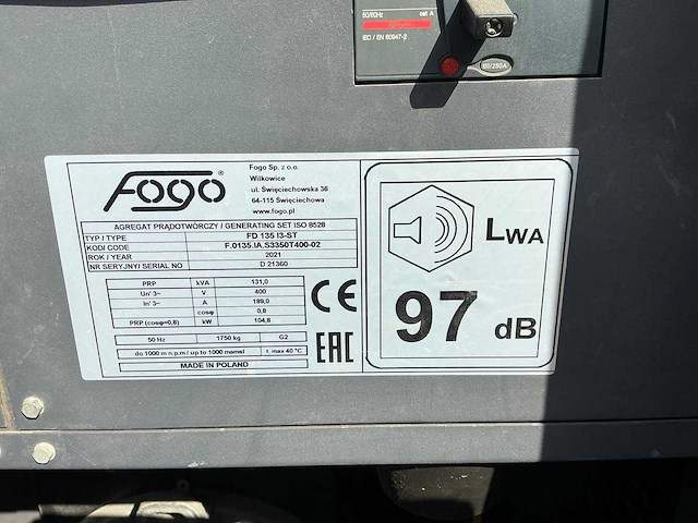 2021 dpx 17553-7 noodstroomaggregaat - afbeelding 5 van  13