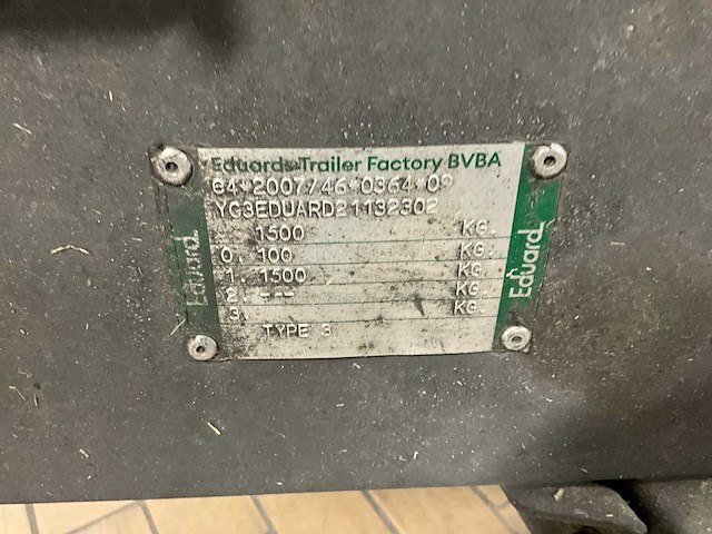 2021 eduard p3 steiger aanhangwagen, 04-wz-st - afbeelding 3 van  11