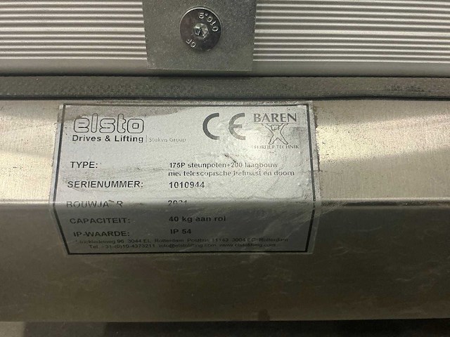 2021 elsto lift&drive 175p elektrische minilft - afbeelding 3 van  11