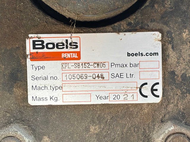 2021 epiroc sb152 hydraulische breekhamer - afbeelding 8 van  8