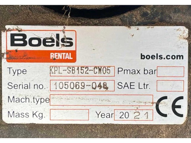 2021 epiroc sb152 hydraulische breekhamer - afbeelding 7 van  8