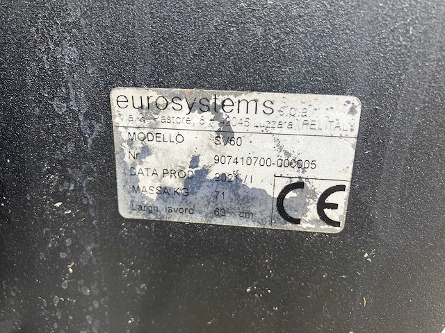 2021 eurosystems sv60 eurosystems onkruidborstel 60cm - afbeelding 8 van  8