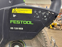 2021 festool ks 120 reb afkortzaag - afbeelding 4 van  7