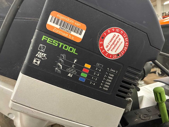 2021 festool ks 120 reb afkortzaag - afbeelding 5 van  7