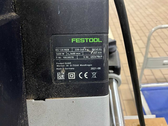 2021 festool ks 120 reb afkortzaag - afbeelding 7 van  7