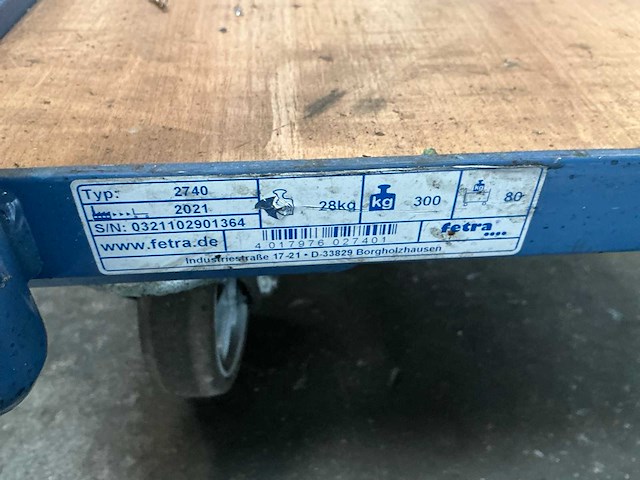 2021 fetra 2740 magazijnwagen (2x) - afbeelding 3 van  4