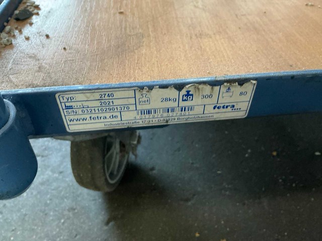 2021 fetra 2740 magazijnwagen (2x) - afbeelding 4 van  4