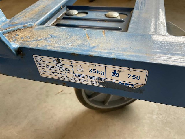 2021 fetra palletonderwagen (4x) - afbeelding 9 van  9