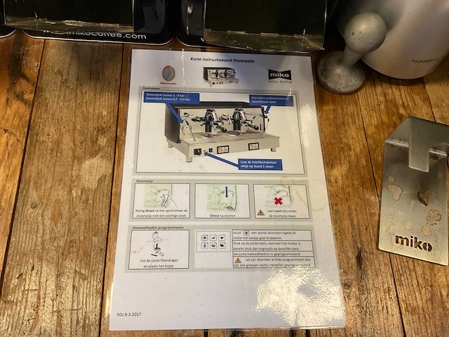 2021 fiorenzato ducale tweegroeps koffiemachine - afbeelding 4 van  16