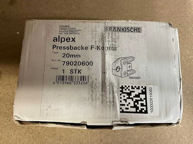 2021 fränkische alpex f-kontur 20mm persbek - afbeelding 7 van  7