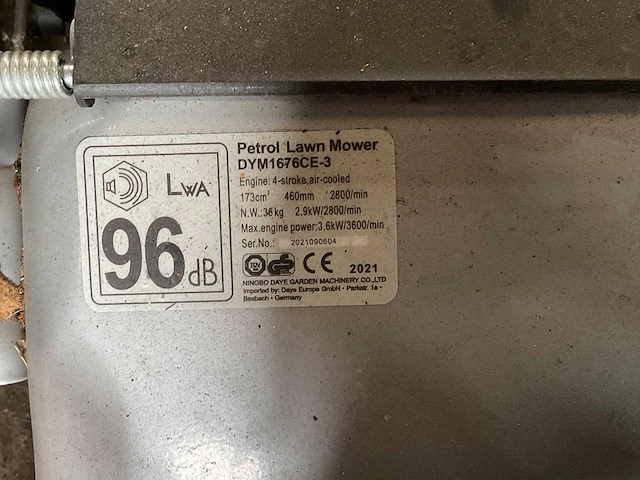 2021 gardol dg600 grasmaaier nieuw - afbeelding 5 van  5