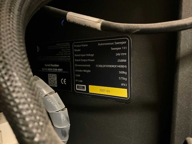 2021 gausium sweeper 111 zelfrijdende veegmachine robot - afbeelding 8 van  17