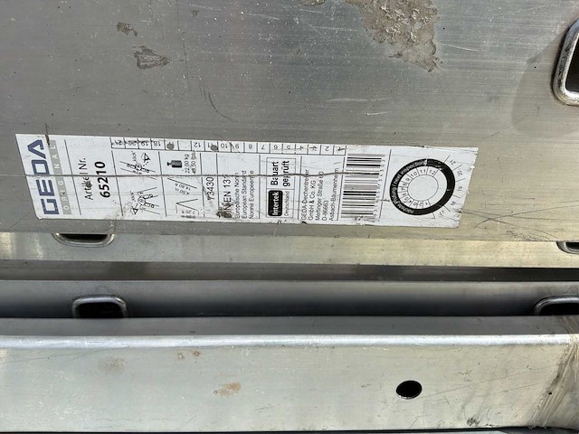 2021 geda / solarlift ladderlift acculift - afbeelding 11 van  14