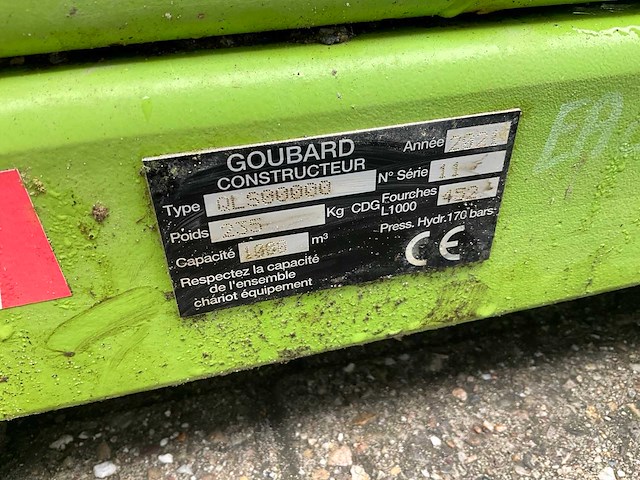 2021 goubard qls heftruck transportframe - afbeelding 6 van  6