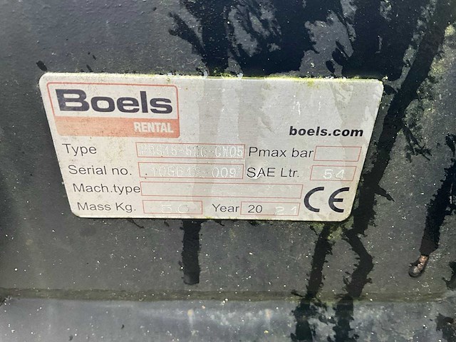 2021 gp equipment puinbak / zeefbak - afbeelding 5 van  5