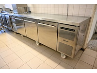 2021 gram m 2408 cbg mobiele rvs bakker koelwerkbank - afbeelding 2 van  6