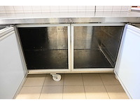 2021 gram m 2408 cbg mobiele rvs bakker koelwerkbank - afbeelding 4 van  6