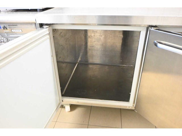 2021 gram m 2408 cbg mobiele rvs bakker koelwerkbank - afbeelding 5 van  6