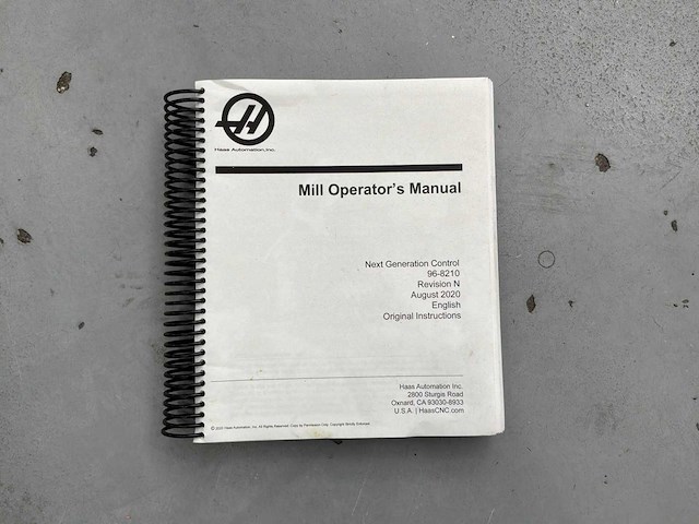 2021 haas dm-1 verticaal cnc-bewerkingscentrum - afbeelding 5 van  6