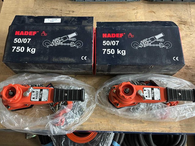 2021 hadef 50/07 rateltakel (2x) - afbeelding 1 van  2