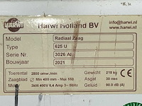 2021 harwi 625 u radiaalafkortzaagmachine - afbeelding 11 van  19