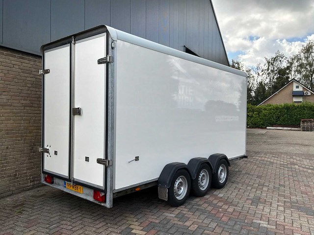2021 henra gb35 gesloten aanhanger 465x184cm 3500kg - afbeelding 2 van  15