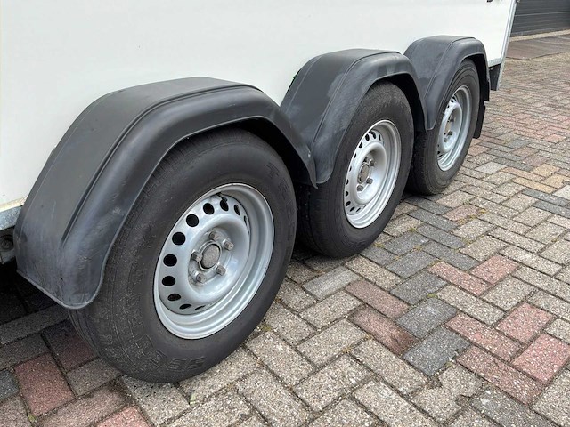 2021 henra gb35 gesloten aanhanger 465x184cm 3500kg - afbeelding 14 van  15