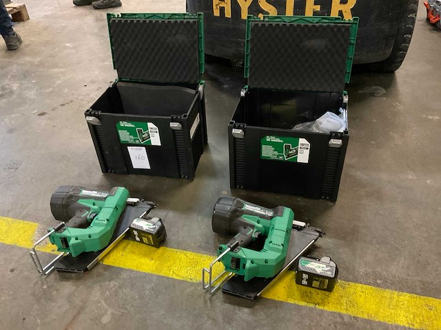 2021 hikoki 1890dbcl tacker (2x) - afbeelding 1 van  7